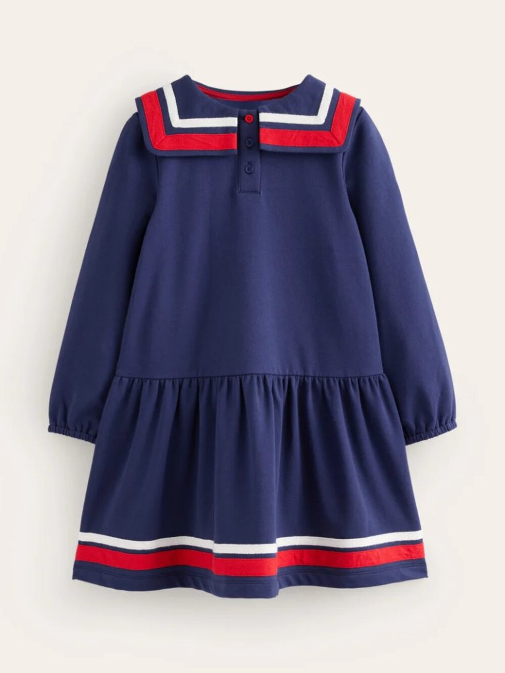 NWOT Mini Boden Sailor Sweatshirt Dress